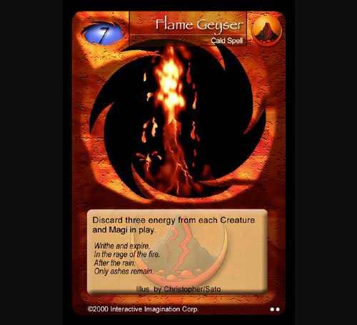 Flame Geyser